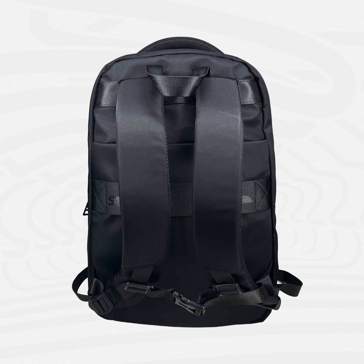Aries Slim Laptop Backpack, Water-Repellent Nylon Minimalist Commuter Bag
