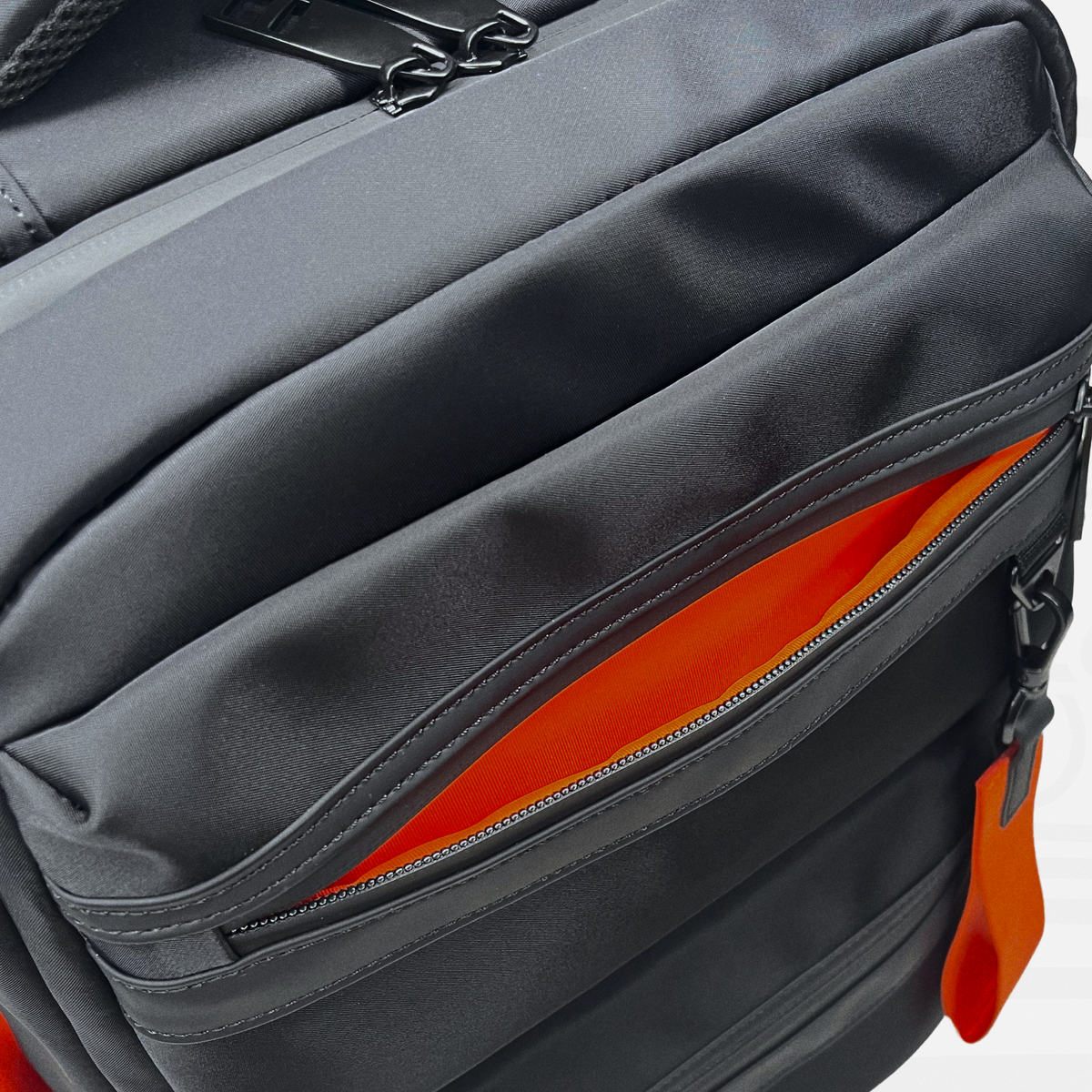 Aries Slim Laptop Backpack, Water-Repellent Nylon Minimalist Commuter Bag