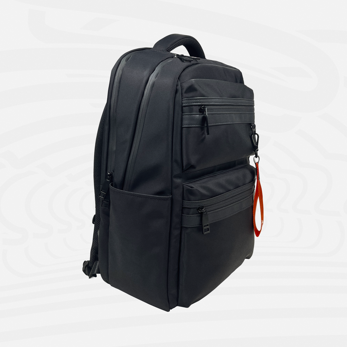 Aries Slim Laptop Backpack, Water-Repellent Nylon Minimalist Commuter Bag