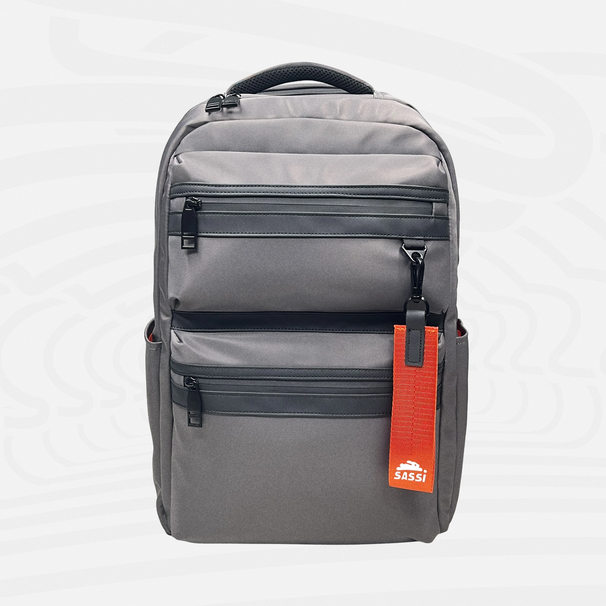 Aries Slim Laptop Backpack, Water-Repellent Nylon Minimalist Commuter Bag