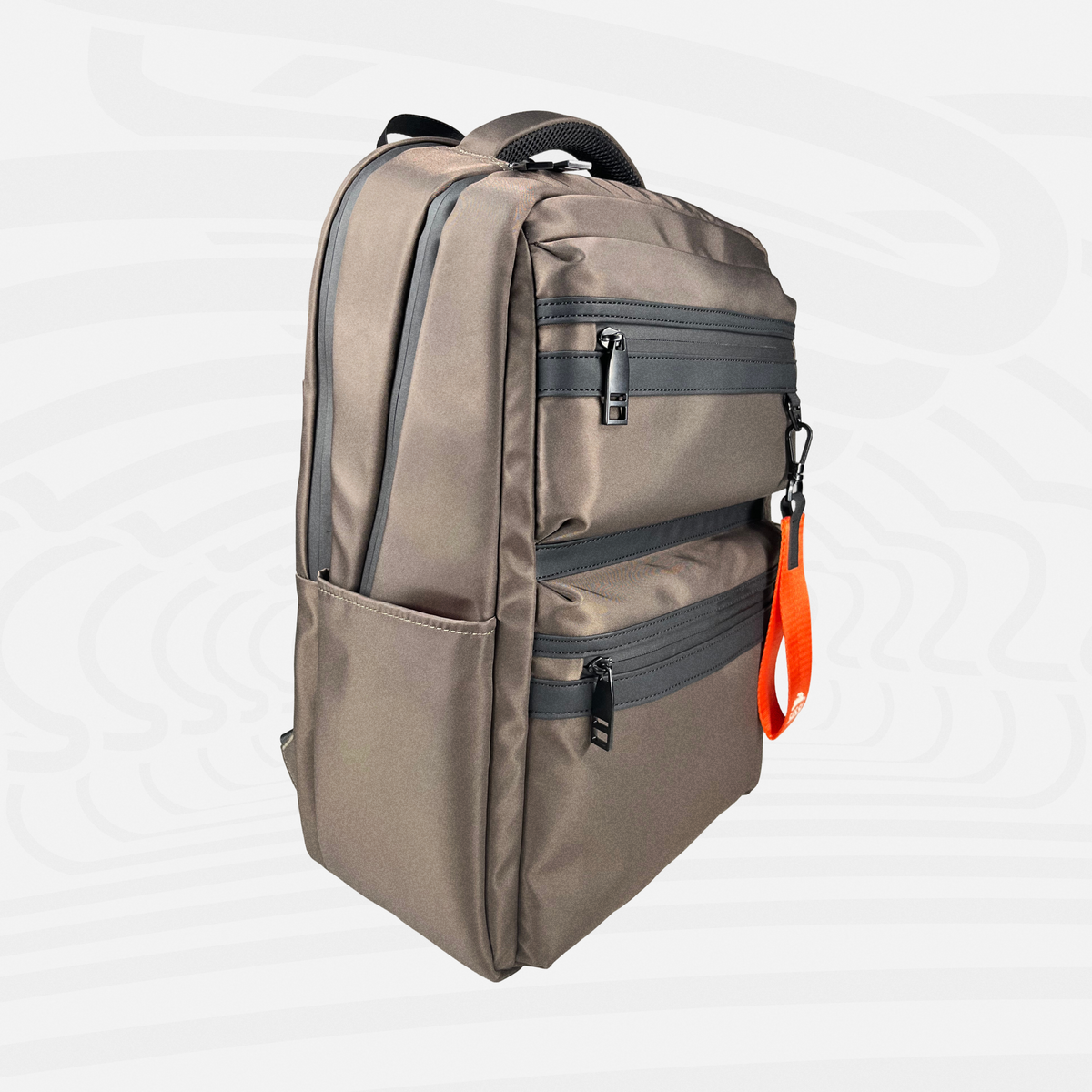 Aries Slim Laptop Backpack, Water-Repellent Nylon Minimalist Commuter Bag