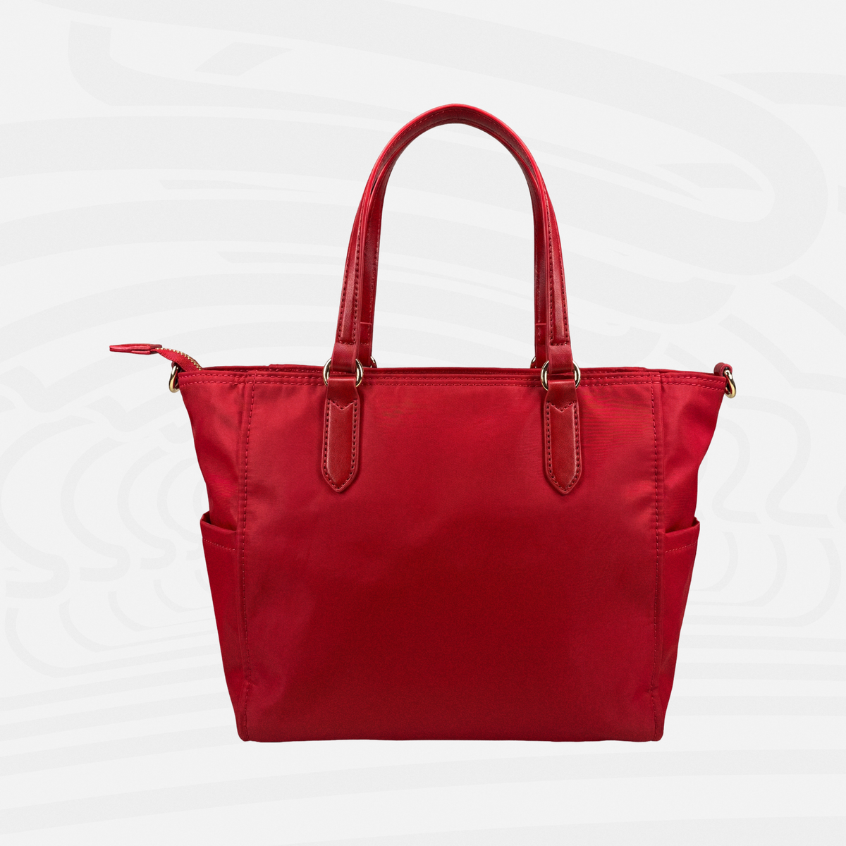 SASSi Athena Nylon Tote Bag, Water-Repellent Work Bag with Detachable Crossbody Strap